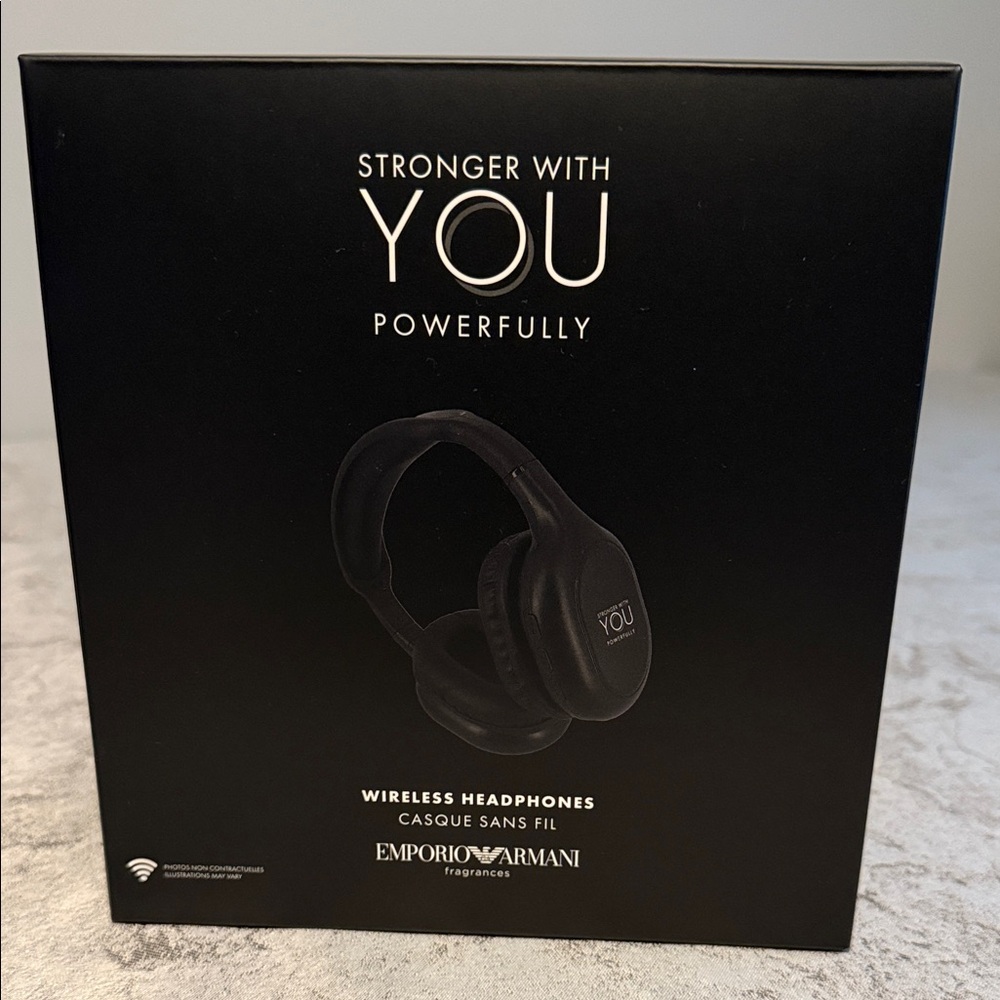 Emporio Armani YOU Wireless Over-Ear Headphones — Black
